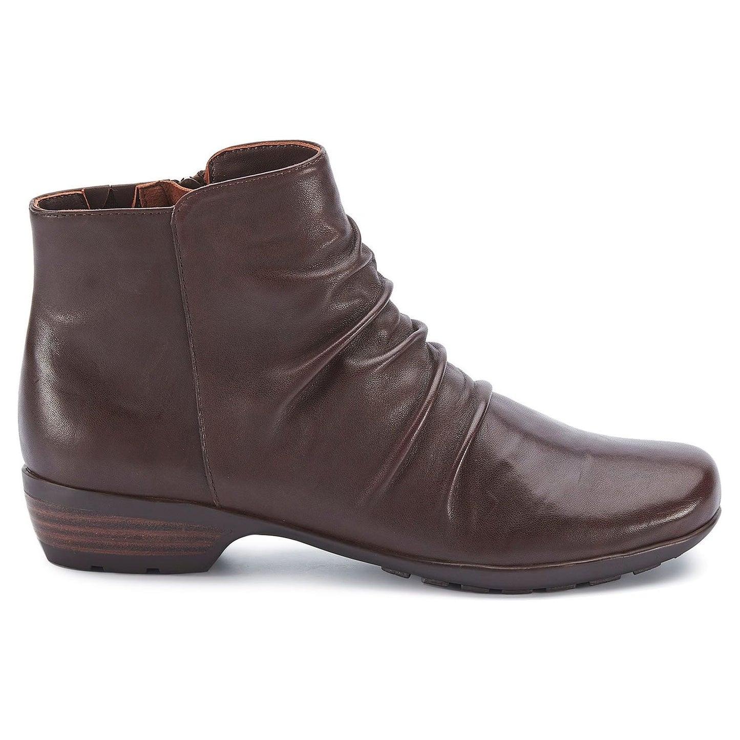 Esme Brown Leather Ankle Boots