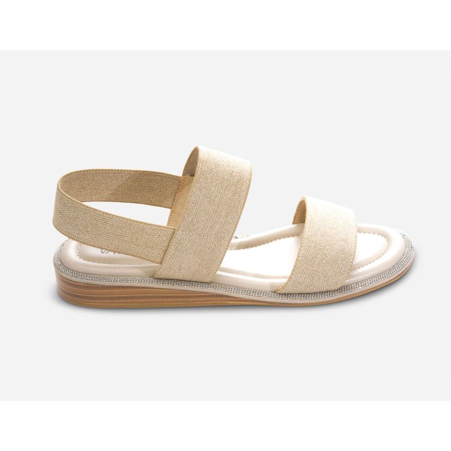 Bordy Natural Linen Sandals