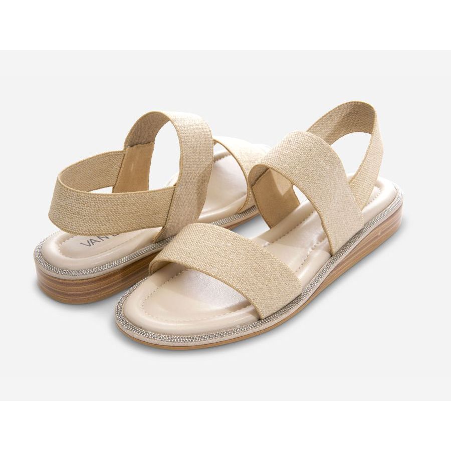 Bordy Natural Linen Sandals