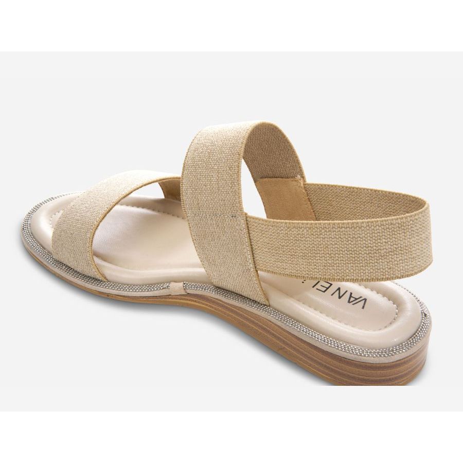 Bordy Natural Linen Sandals