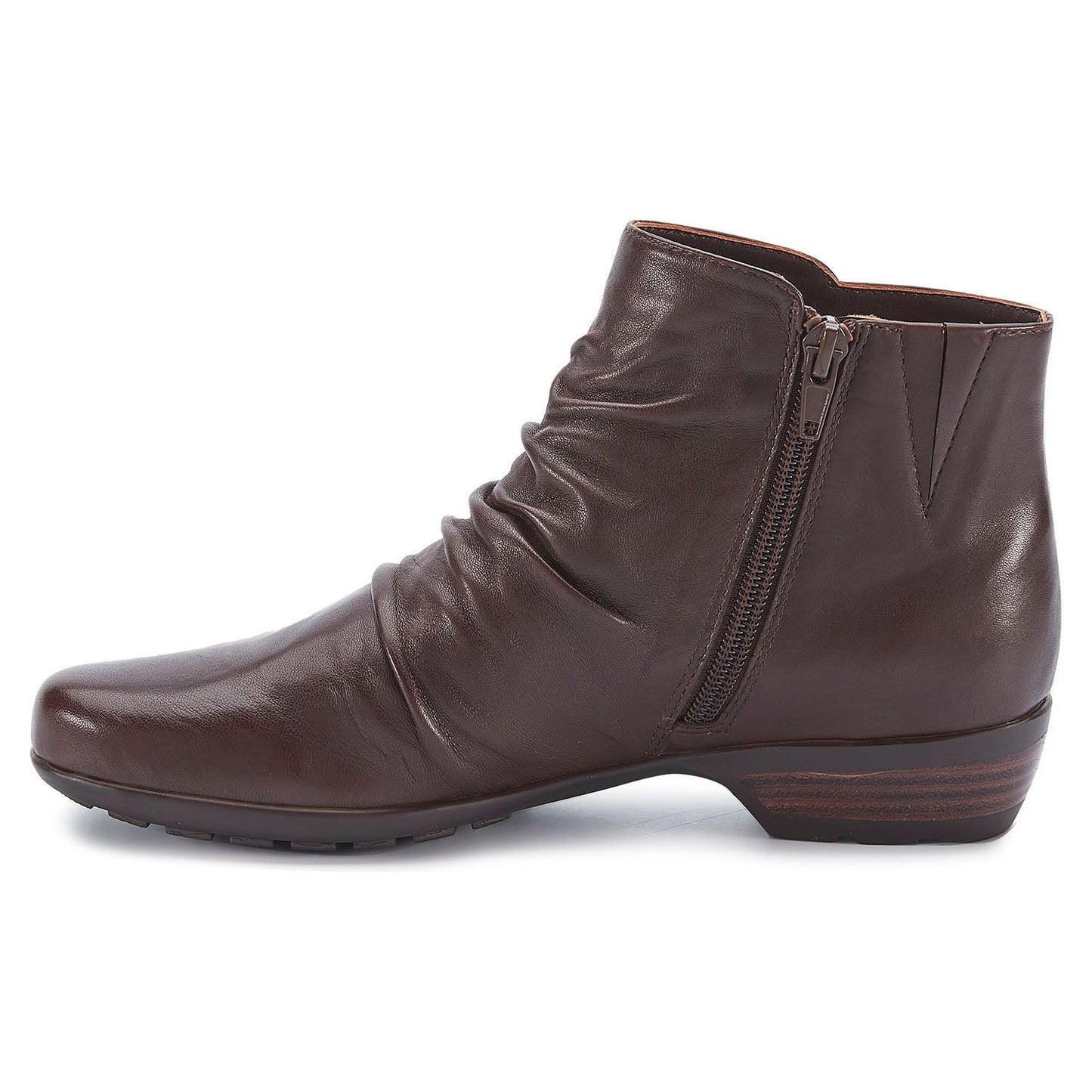 Esme Brown Leather Ankle Boots