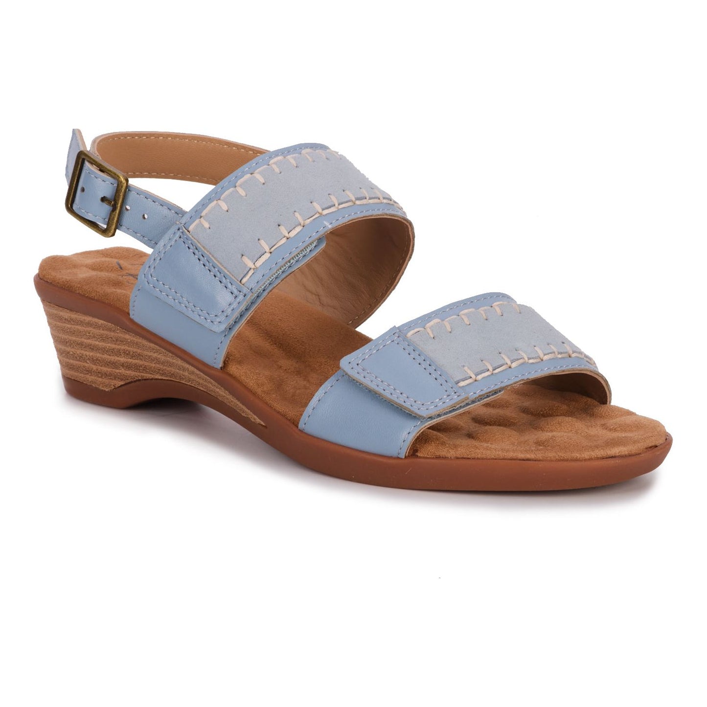 Kateri Denim Wedge Sandals