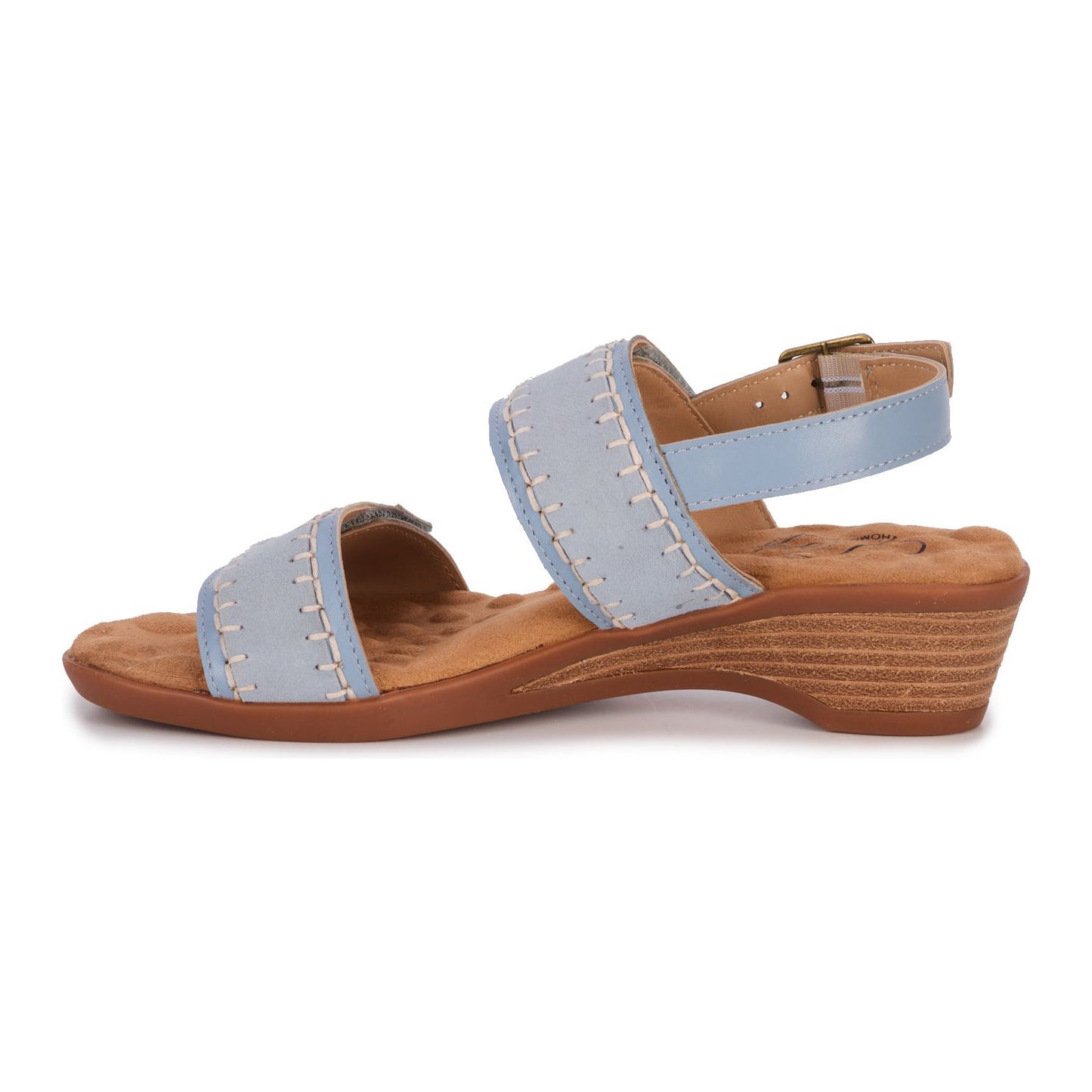 Kateri Denim Wedge Sandals