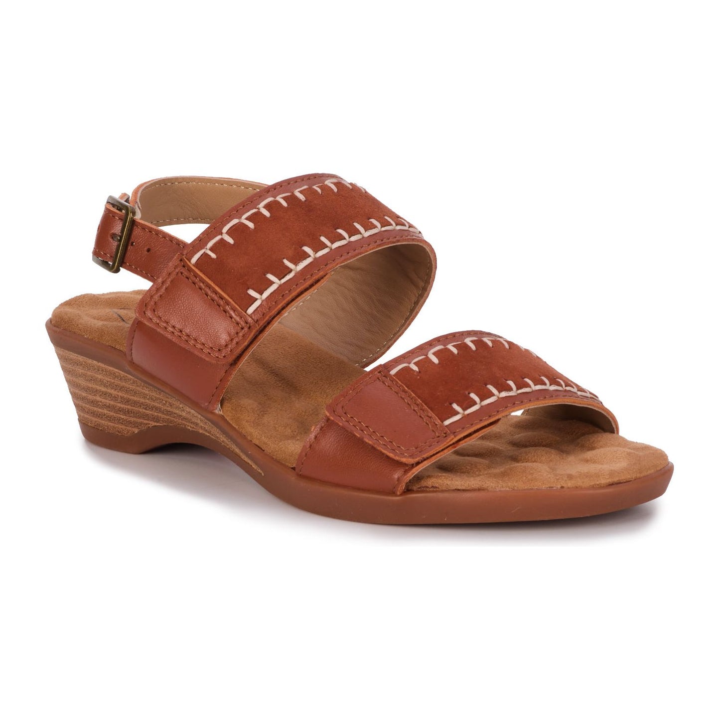 Kateri Tan Wedge Sandals