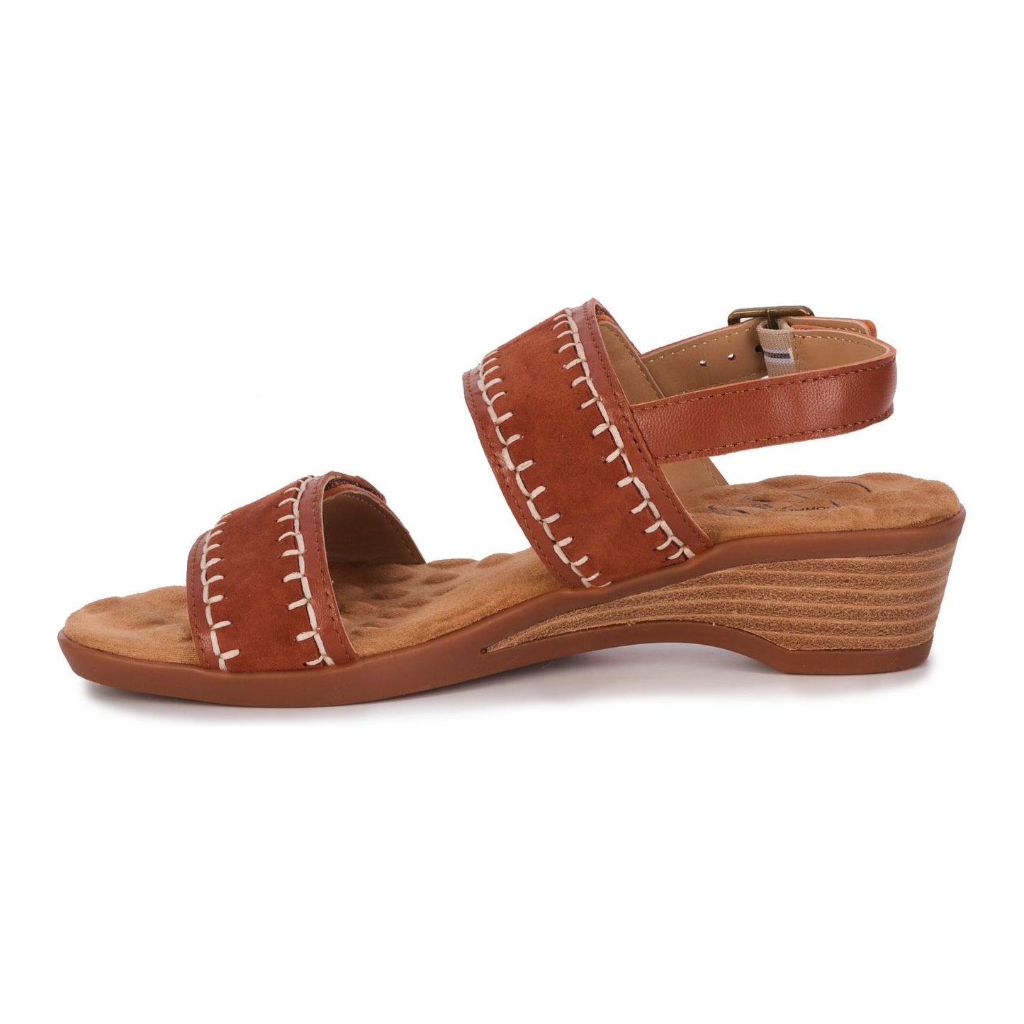 Kateri Tan Wedge Sandals