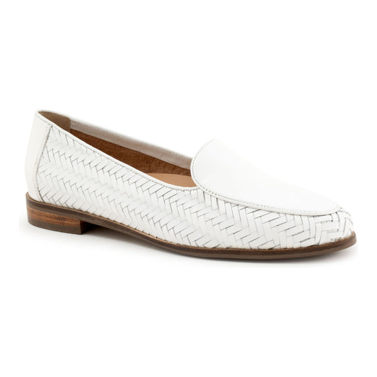 Lyric White Slip-on Shoes