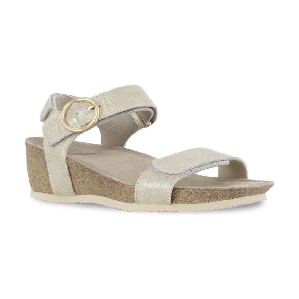 Sintra Gold Tan Combo Sandals