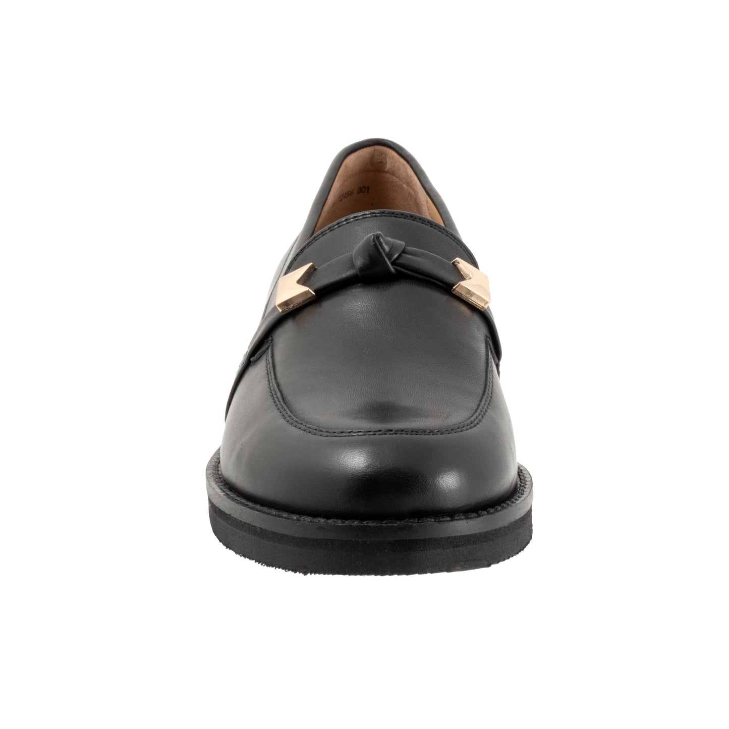 Femi Black Leather Loafer Shoes