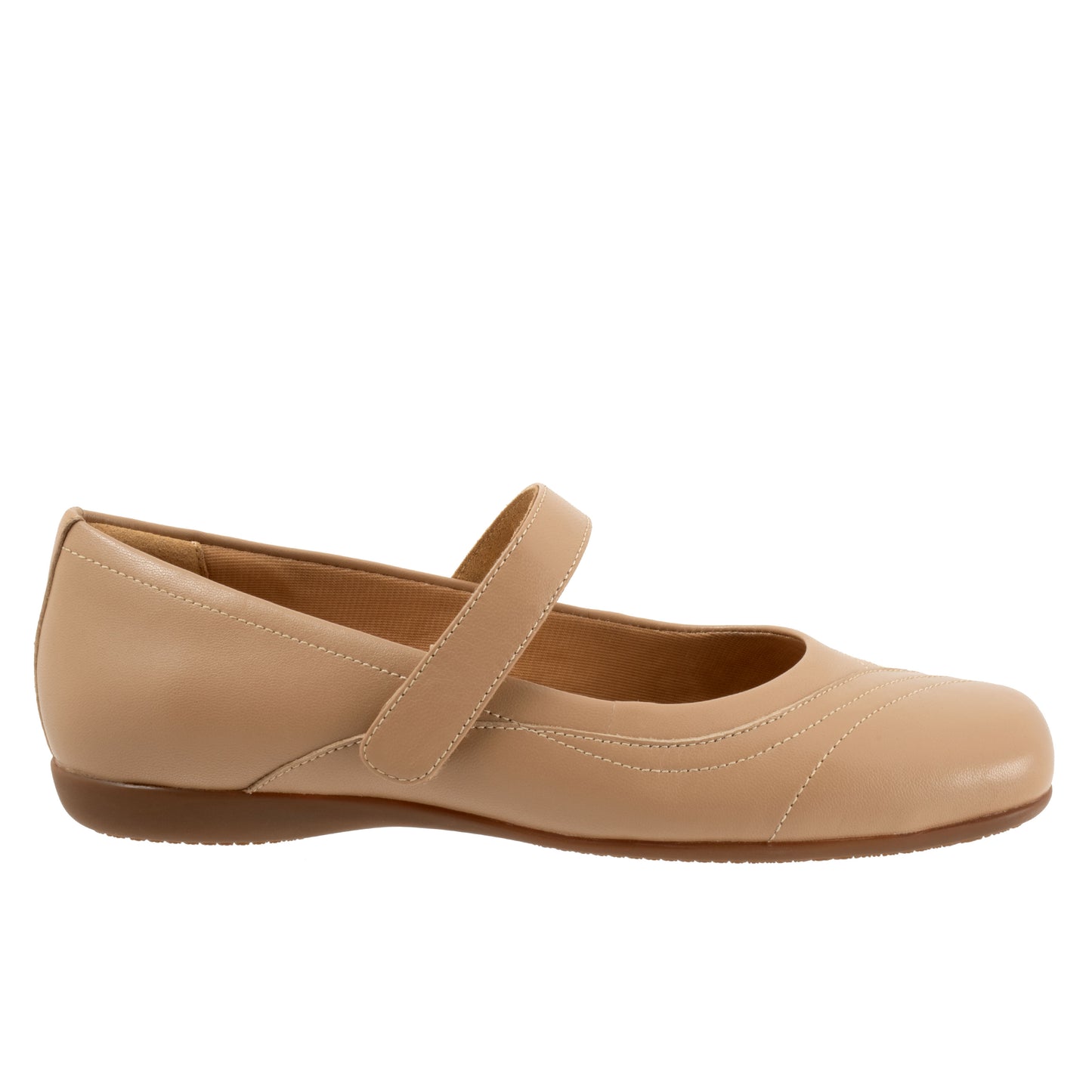 Sherese Beige Mary-Jane Shoes