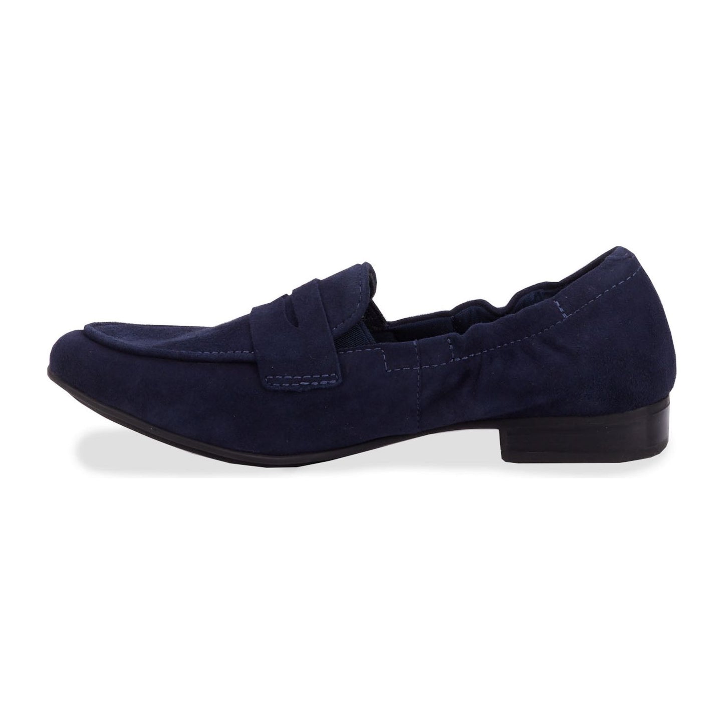 Trish Navy Slip On Shoes