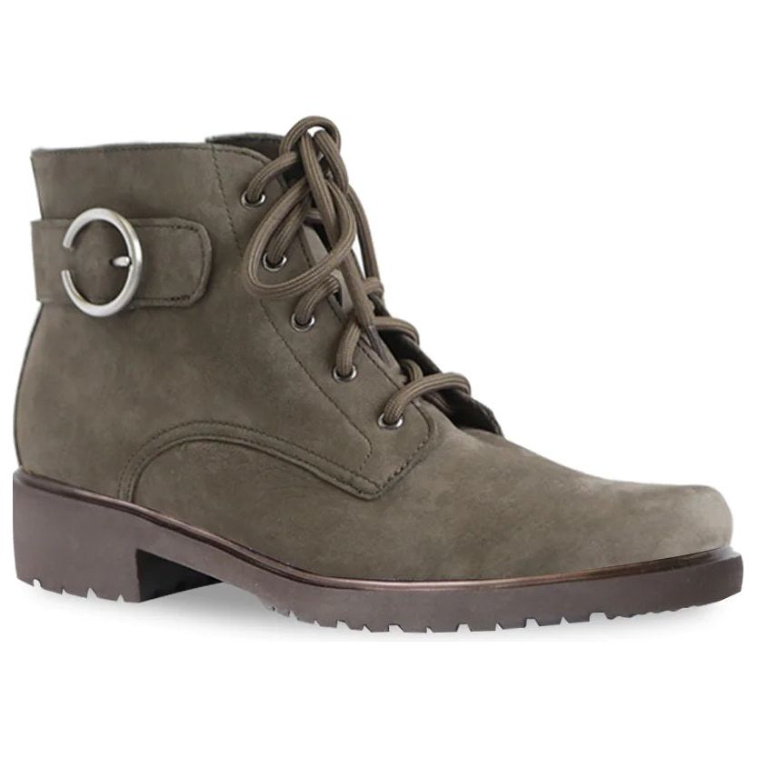 Bradley II Moss Green Nubuck Ankle Boots