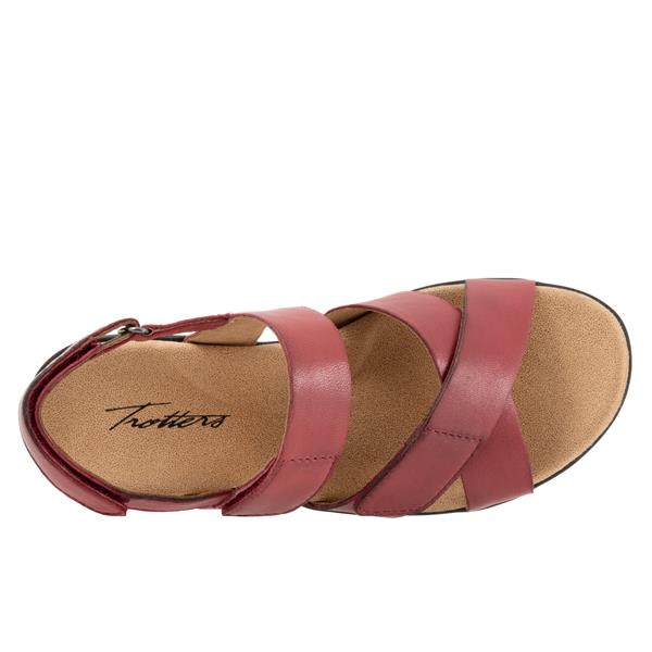 River Dark Red Sandals