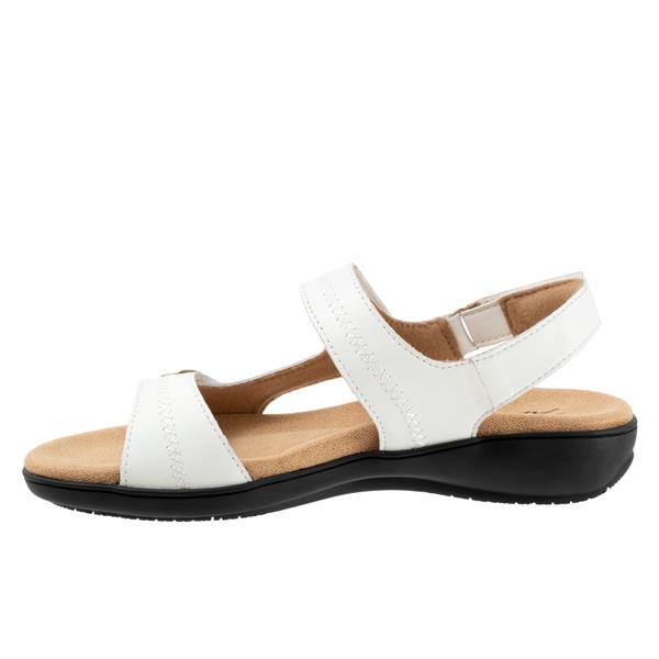 Romi Stitch White Sandals