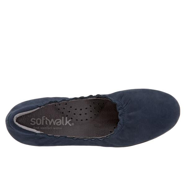 Wish Navy Nubuck Slip-on Shoes