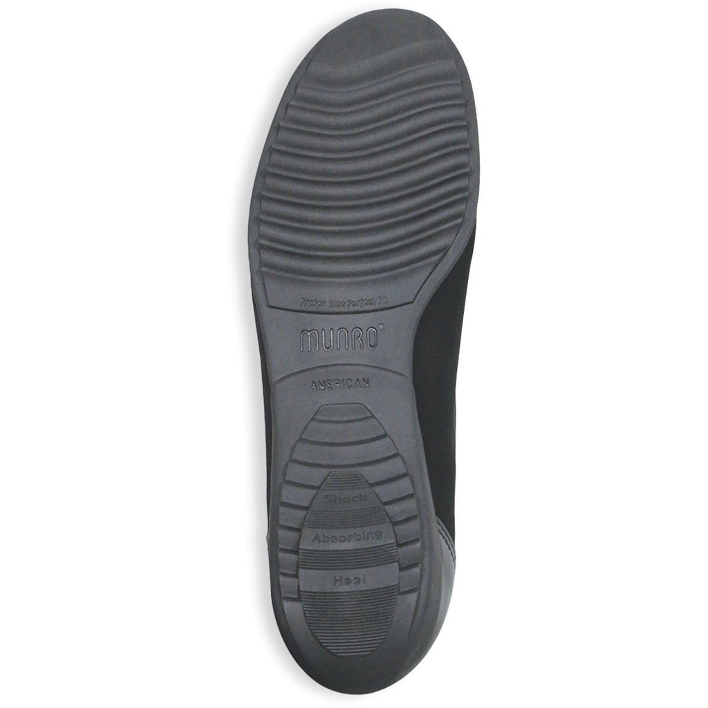 Munro Traveler Black Slip-on Stretch Fabric Shoes – Special Feetures