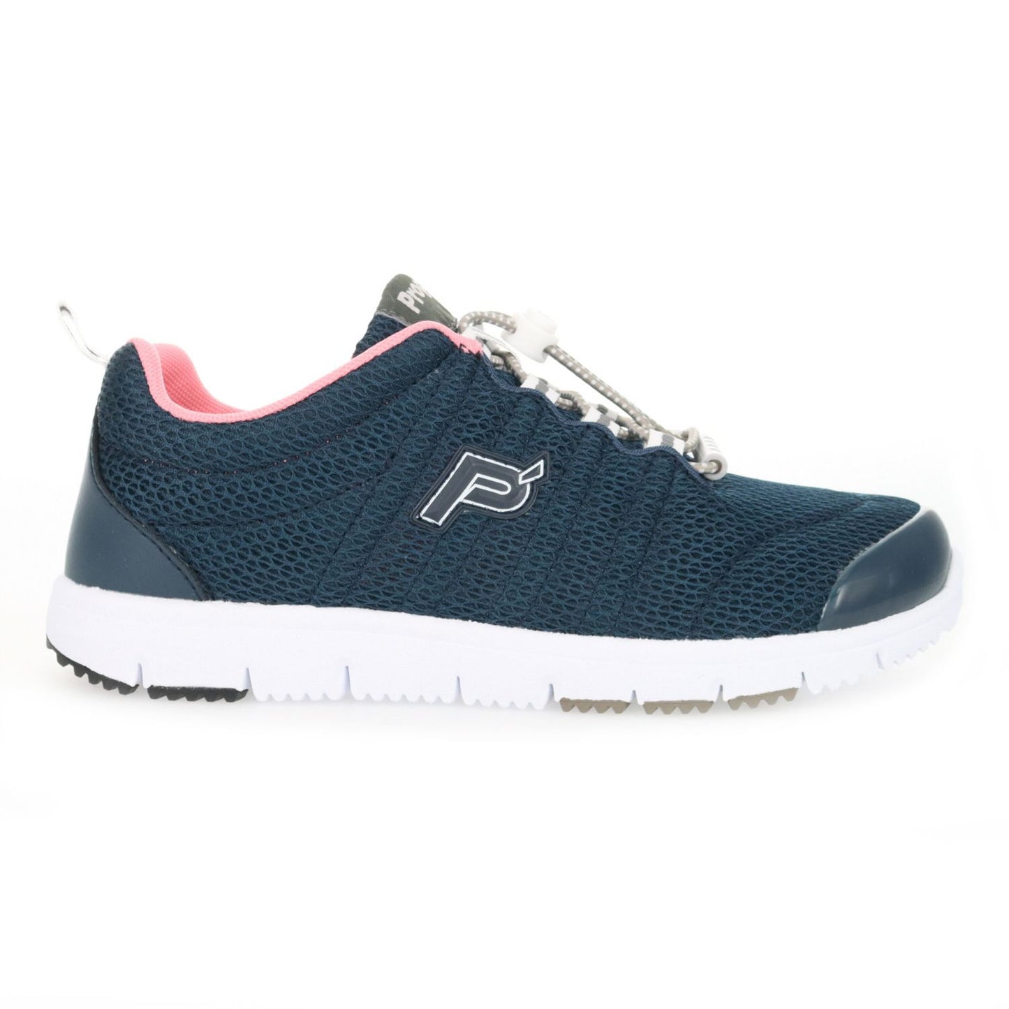 Travel Walker Navy/melon Mesh Walking Shoes