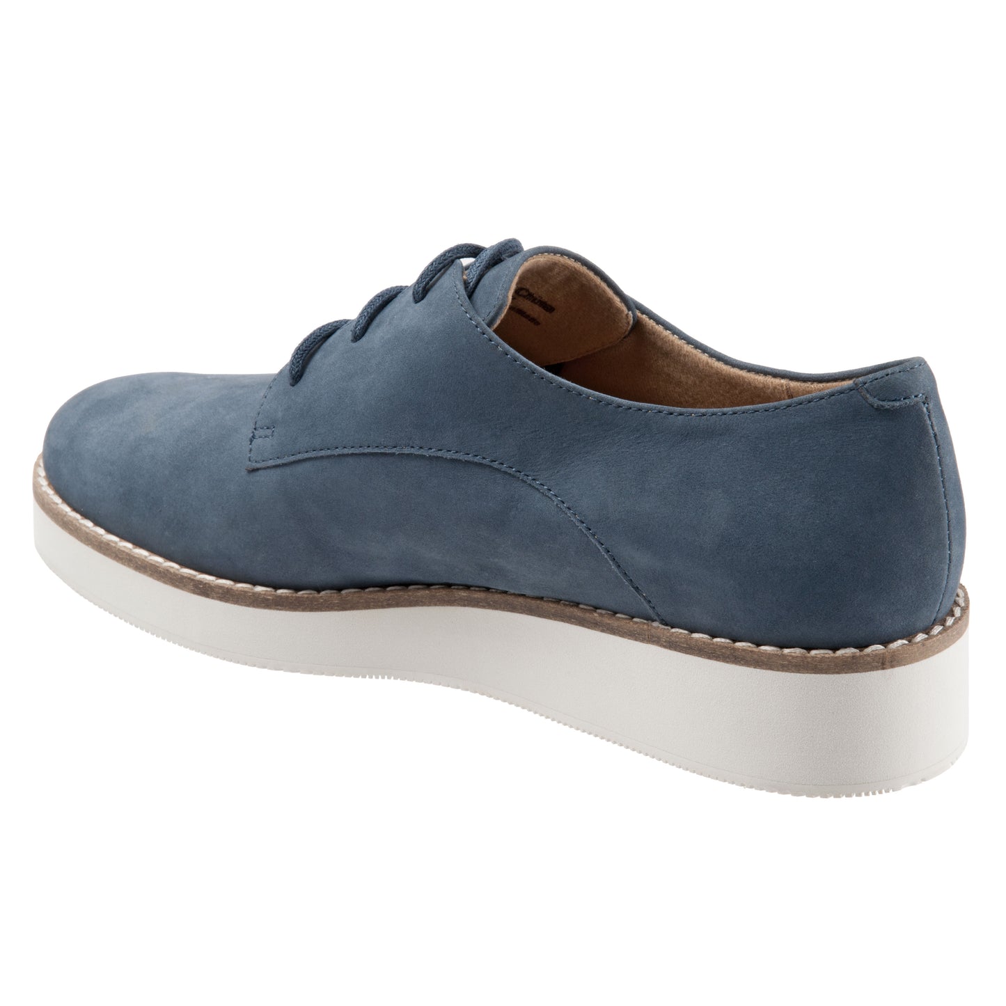 Willis 421 Denim Nubuck Oxford Lace Up Shoes