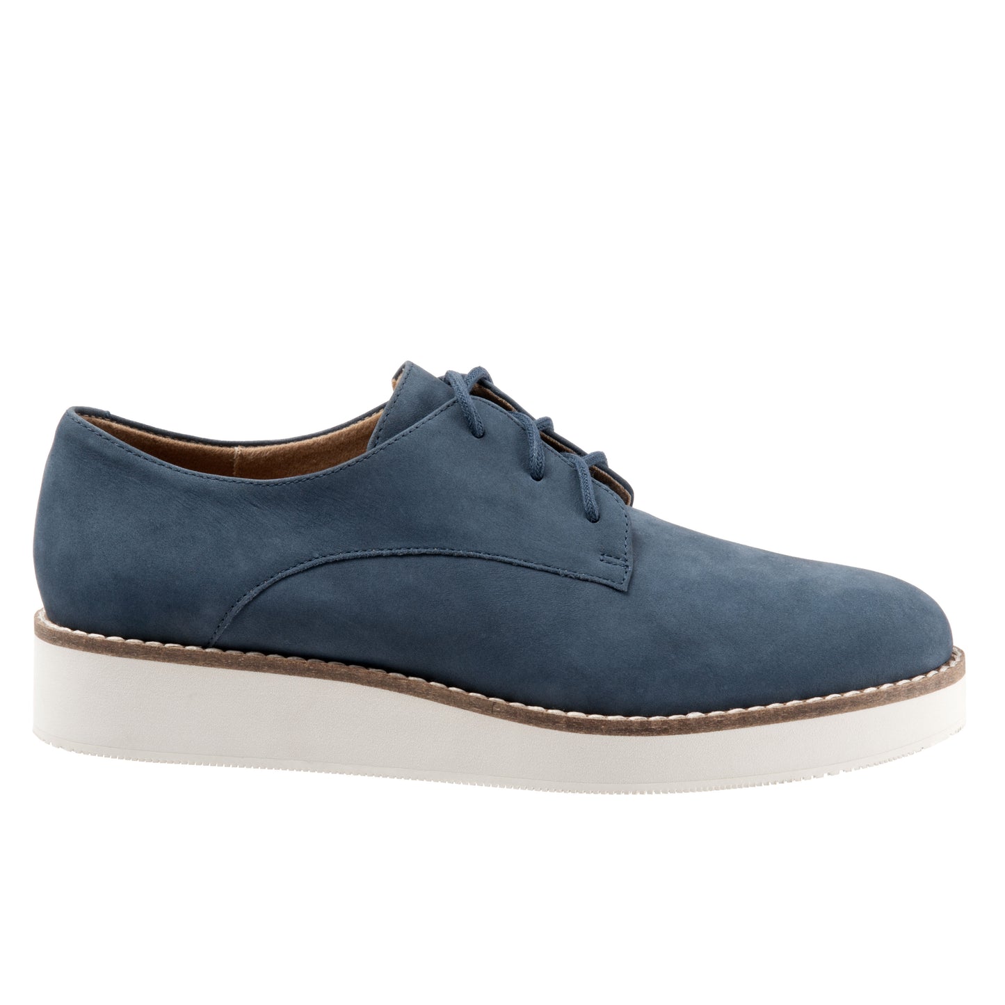 Willis 421 Denim Nubuck Oxford Lace Up Shoes