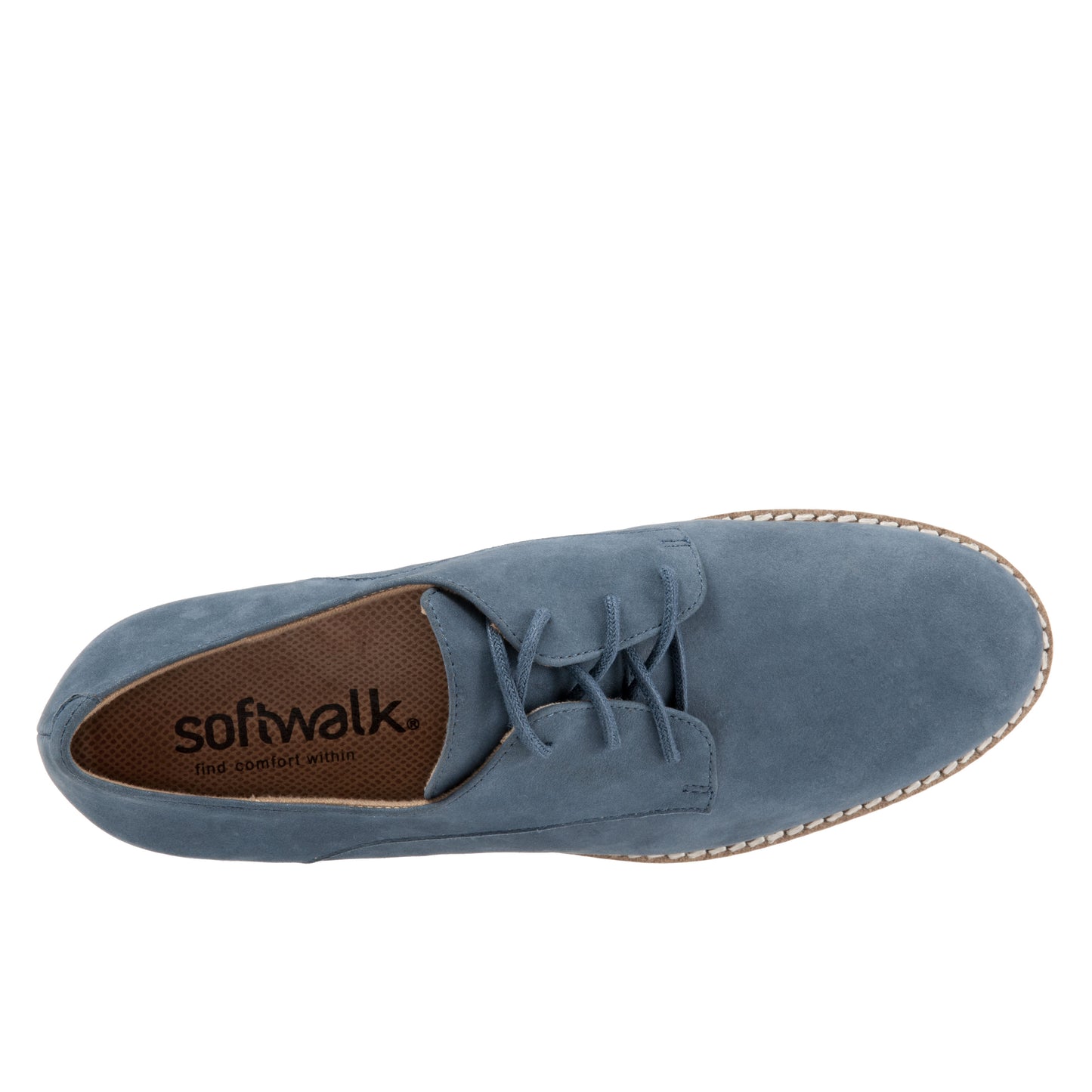 Willis 421 Denim Nubuck Oxford Lace Up Shoes