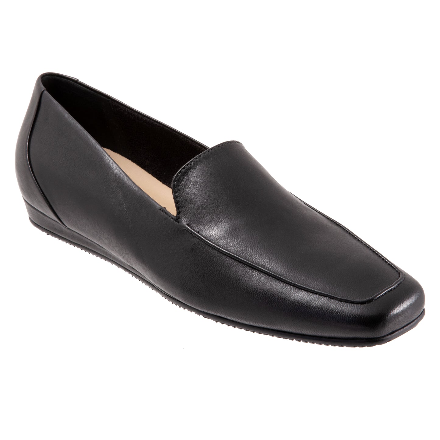 Vista Black Slip-on Shoes