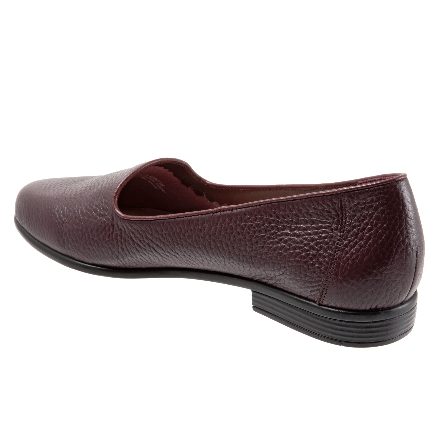 Liz Tumbled Burgundy Slip-on Shoes