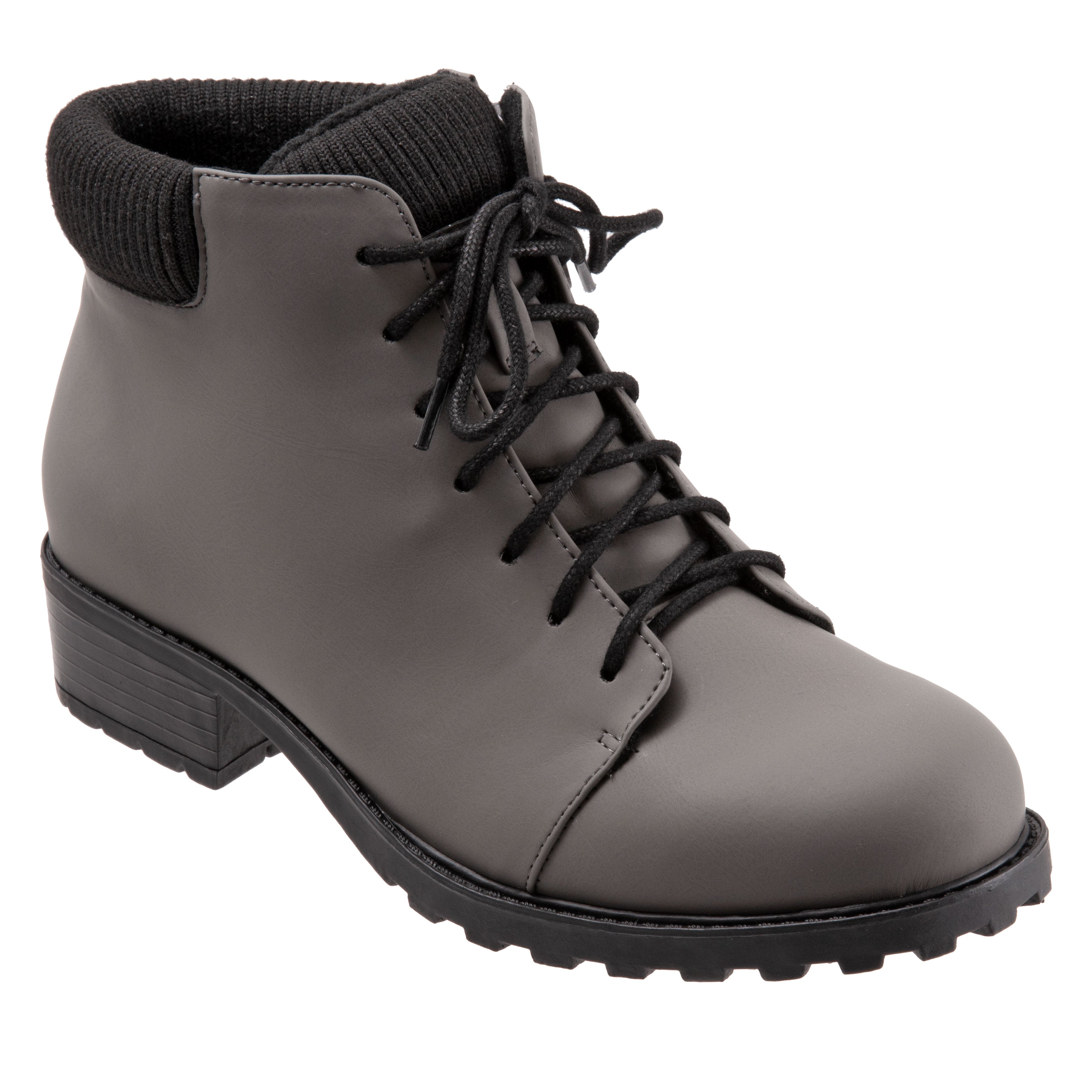 Grey low boots best sale