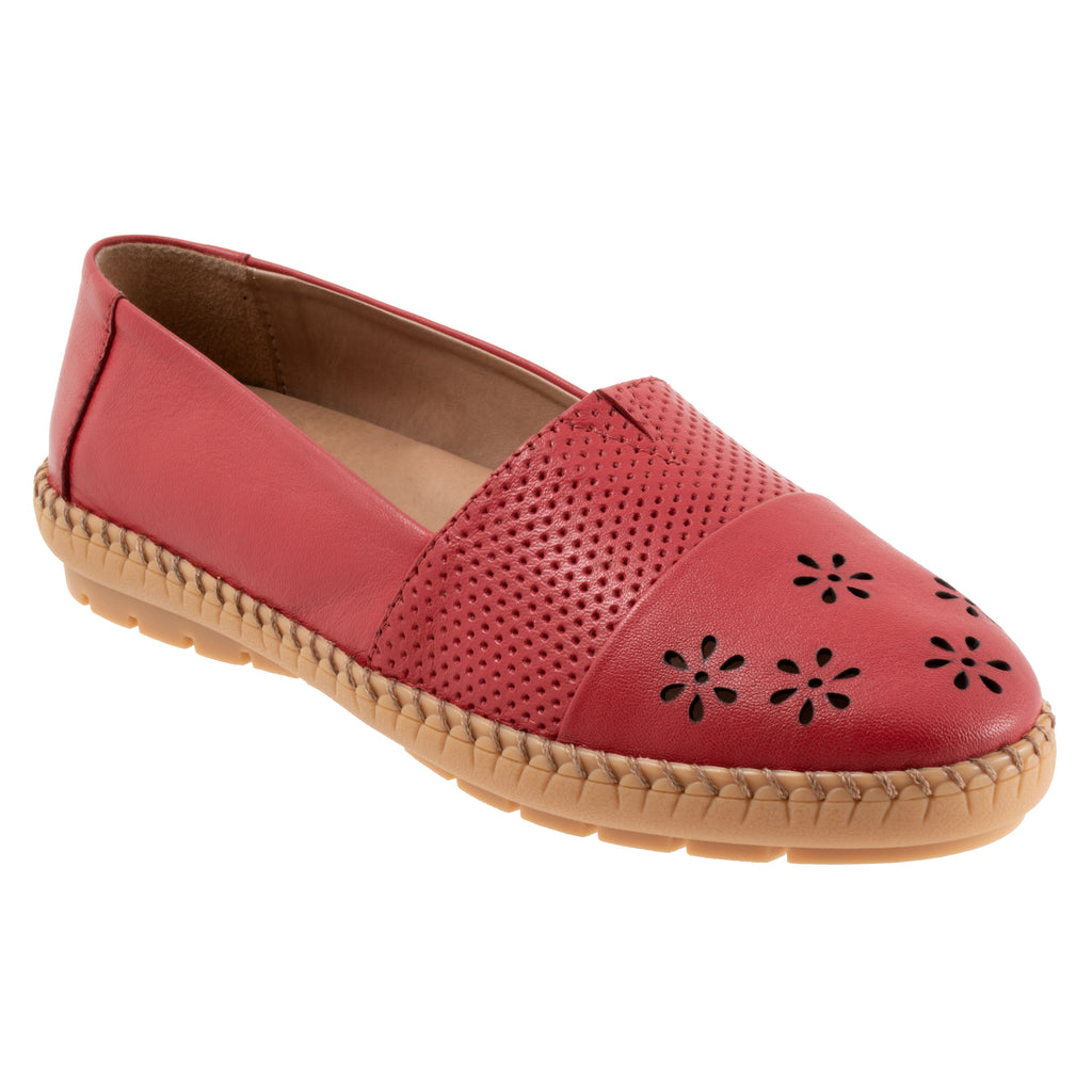 Ruby Perf Red Slip on Shoes