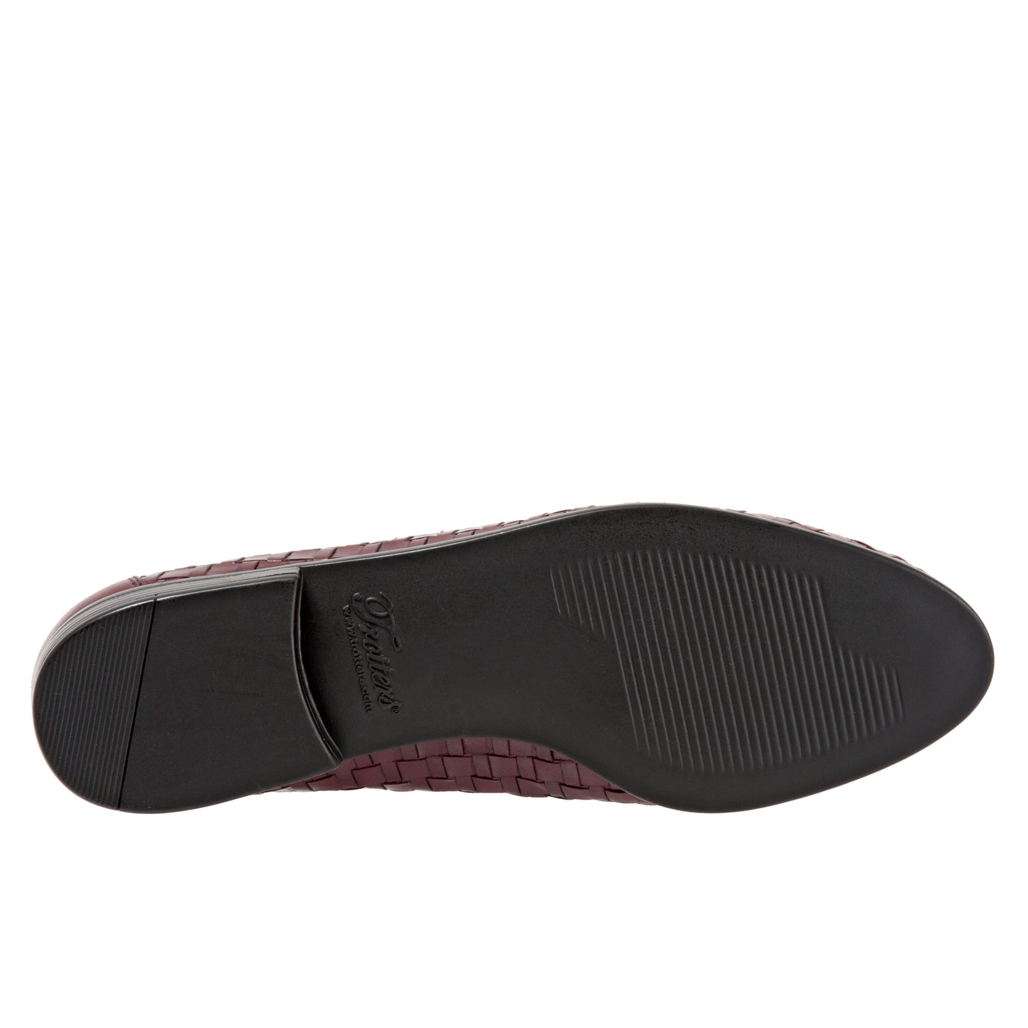 Liz Woven Black Cherry Slip-on Shoes