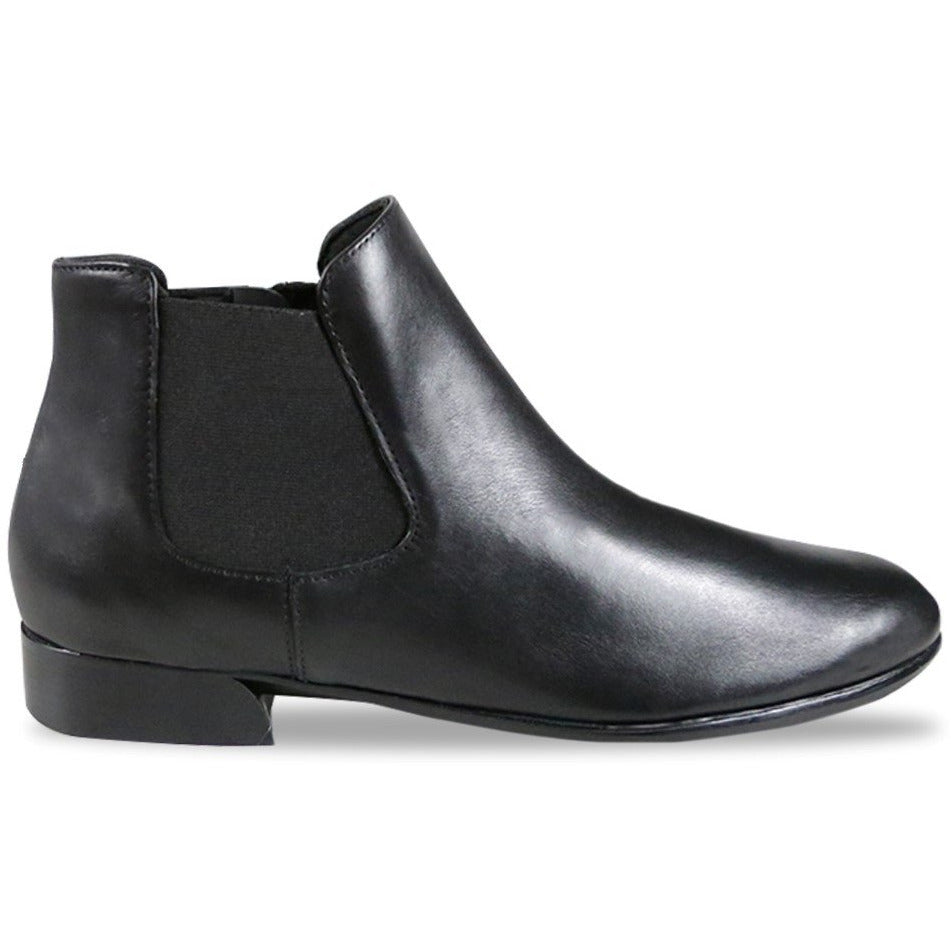 Cate Black Chelsea Ankle Boots with side zip LIMITED STOCK