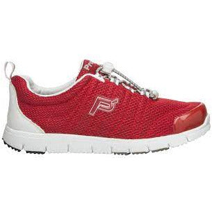 Travel Walker II Red Mesh Walking Shoes